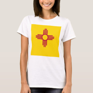 T-shirt femme avec le drapeau de l'État du Nouveau