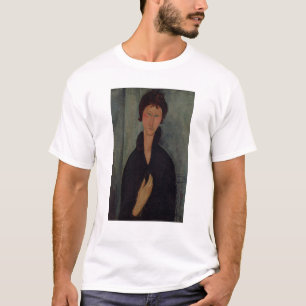 T-shirt Femme avec les yeux bleus, c.1918