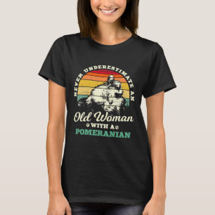 T-shirt Femme Avec Pomeranian