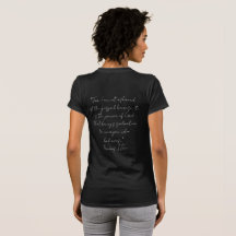T-shirt femme avec verse sur le dos