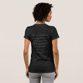 T-shirt femme avec verse sur le dos