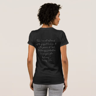 T-shirt femme avec verse sur le dos