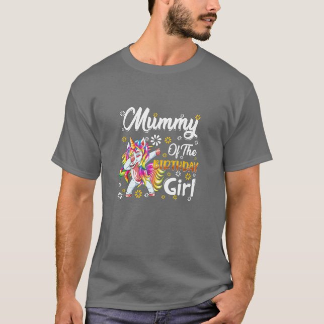 T-shirt Femme Awesbe Dabbing Unicorne Anniversaire maman F (Devant)