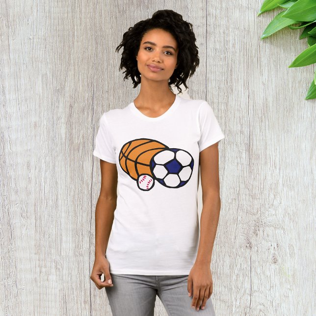 T-shirt Femme Balls Sport (Créateur téléchargé)