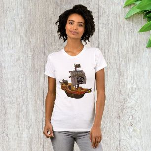 T-shirt femme bateau pirate
