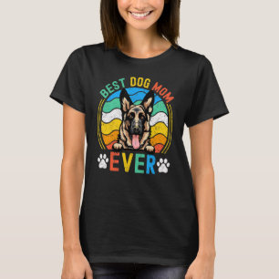 T-shirt Femme berger allemand Best Dog Maman Ever Maman