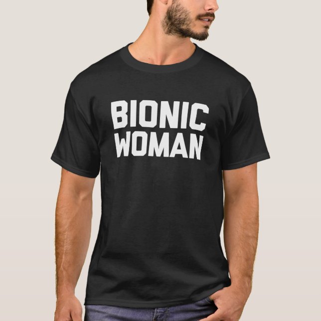 T-shirt Femme bionique - Blessure drôle jolie Hip Broken L (Devant)