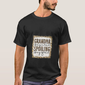 T-shirt Femme Bleached Grand-Mère Est Mon Nom Spots Est Mo