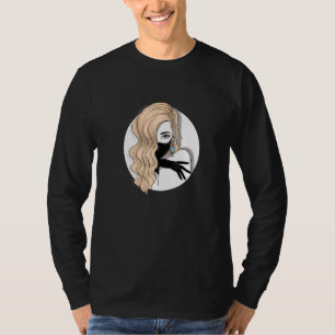 T-shirt Femme Blonde Feminist Femme Belle Blondie Hai