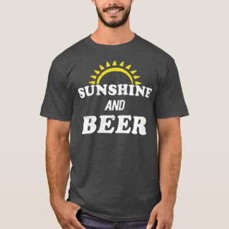 T-shirt Femme Boire l'été Boire l'alcool Boire Sunshine et
