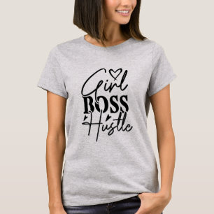 T-shirt Femme Boss Hustle
