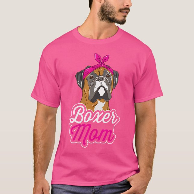 T-shirt Femme Boxer Maman (Devant)