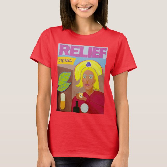 T-shirt femme Brent Bechtel "RELIEF" (Devant)