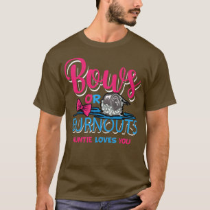 T-shirt Femme Burnouts ou Bows Genre Reveal Baby Party A
