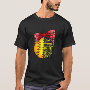 T-shirt Femme Ce Gramma Aime Son Softball Girl Softbal