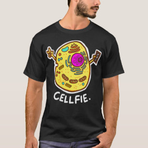 T-shirt Femme CellFie Funny Science Biologie VNeck