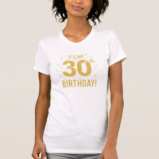 T-shirt femme "C'est mon 30e anniversaire !" à pai