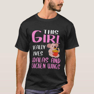 T-shirt Femme Cette Fille Aime Vraiment Les Koalas Et Le P