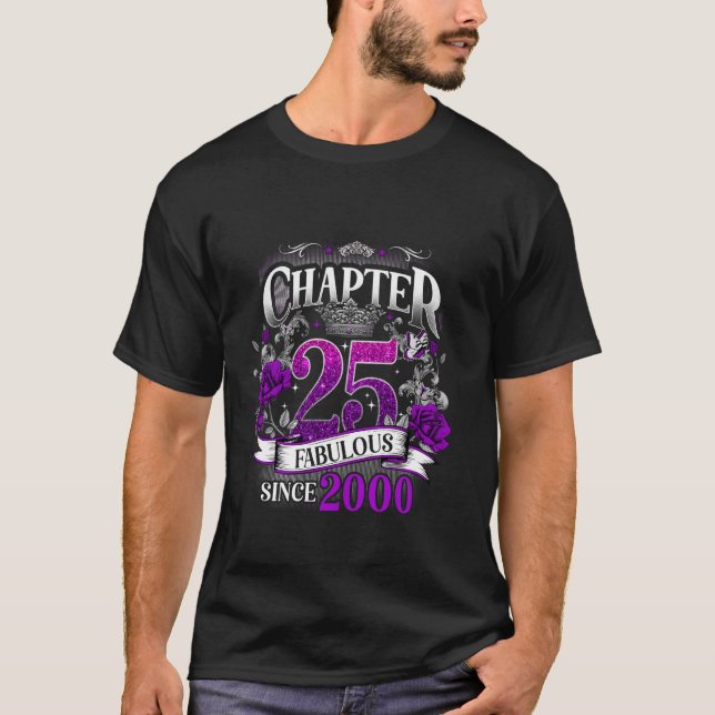 T-shirt Femme Chapitre 25 Fabuleux depuis 2000 25e anniver (Devant)