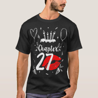 T-shirt Femme Chapitre 27 avec lèvres pour anniversaire 19