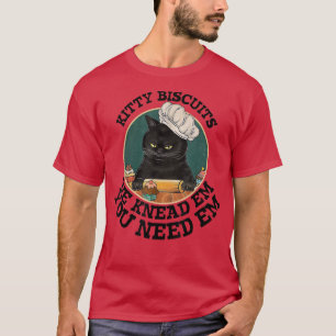T-shirt Femme Chat Cuisine Kitty Biscuits Vous Avez Besoin