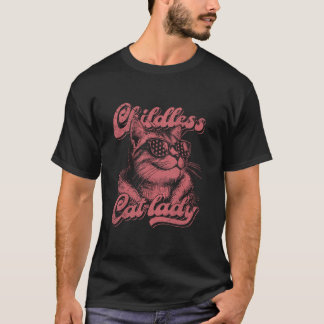 T-shirt Femme chatte sans enfant pour Kamala T Shirt