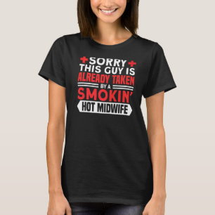 T-shirt Femme chaude pour sage-femme