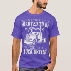 T-shirt Femme Chauffeuse de Camion Femme Drôle cadeau - Qu