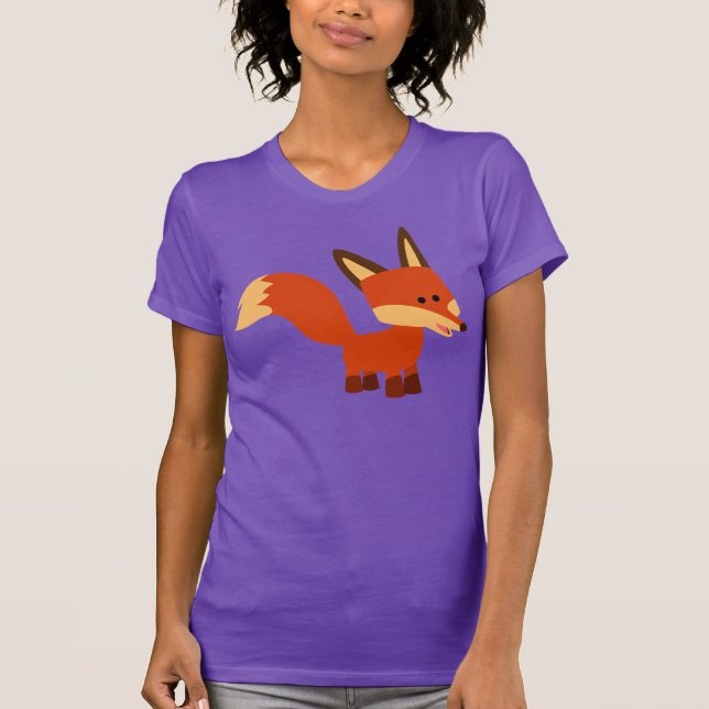 T-shirt femme chic en tatouage blanc Fox Astute (Devant)
