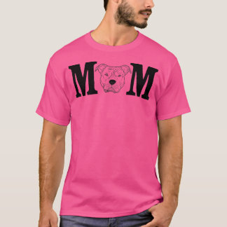 T-shirt Femme Chien Mère De Chien Taureau Chien Chien Chie