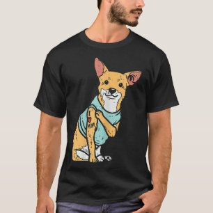 T-shirt Femme Chihuahua Amour Maman Tatouage Chiwawa Propr
