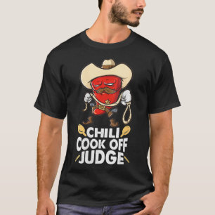 T-shirt Femme Chili Cook de juge Cuisine Concours Te