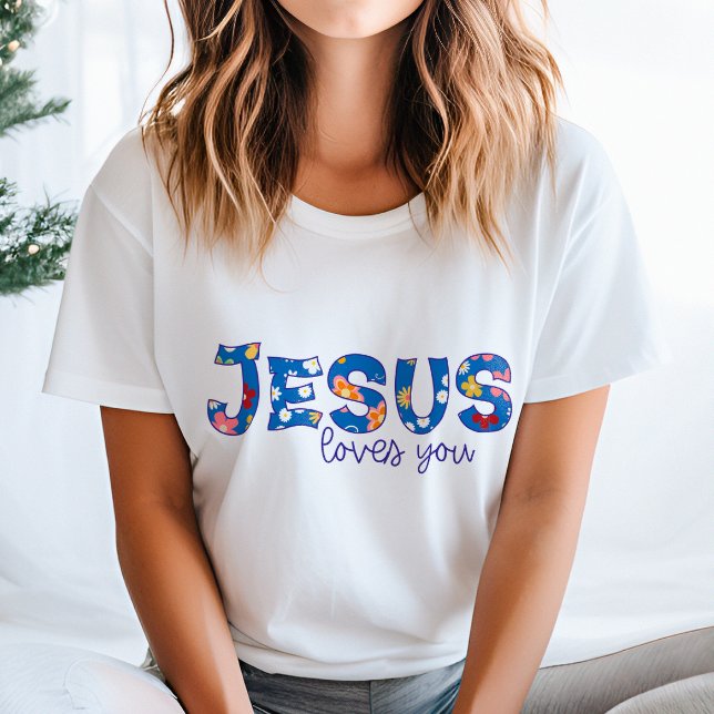 T-shirt femme chrétienne Jésus (Créateur téléchargé)