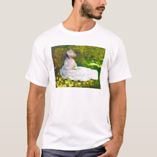 T-shirt Femme Claude Monet de lecture