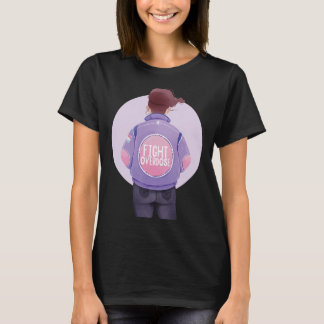 T-shirt femme combat l'overdose Purple Ribbon Overdose