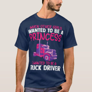 T-shirt Femme Conducteur de camion Camionnette Camionneur