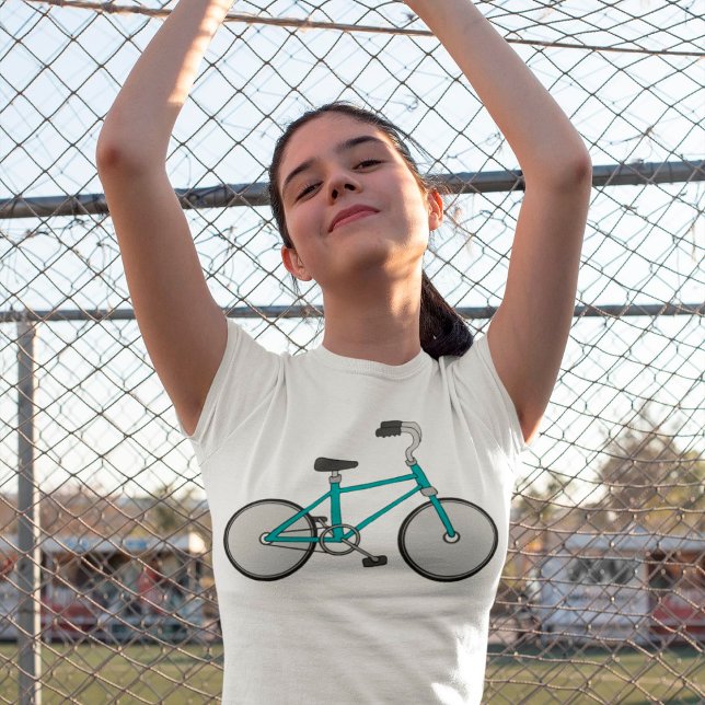 T-shirt femme cool à vélo (Créateur téléchargé)