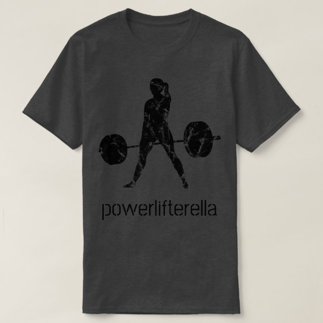 T-shirt Femme Cool DeadliftDay Powerlifter Retro Gym Worko (Design devant)