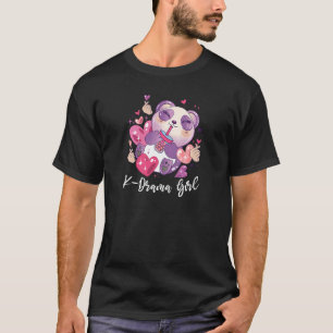 T-shirt Femme Coréenne Drama Kdrama Girl Finger Heart