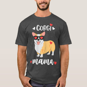 T-shirt Femme Corgi Mama Chemise, Corgi Love Chemise, Corg