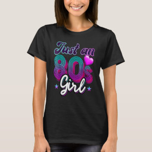 T-shirt Femme costumée 80's Girl Cute 80s