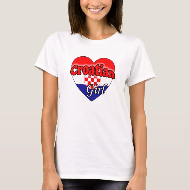 T-shirt Femme croate (Devant)