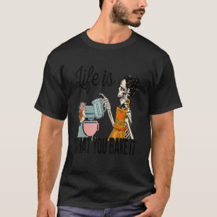 T-shirt Femme Cuisinière Baker Hobby Food Cakes Cupcake
