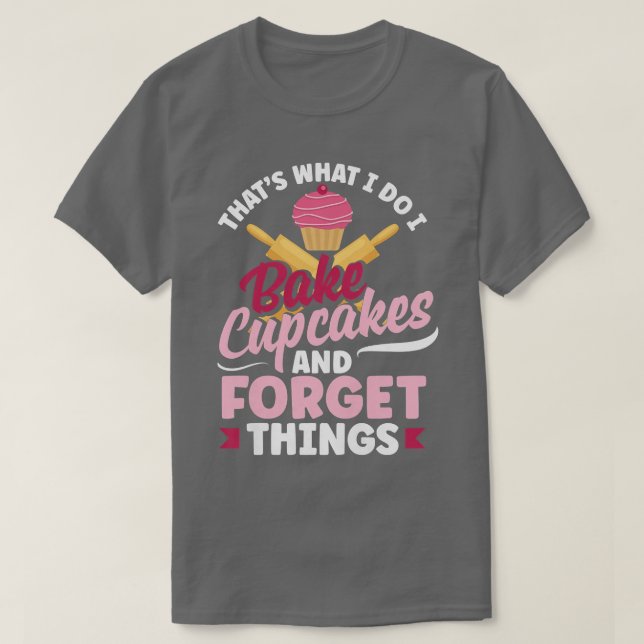 T-shirt Femme Cupcake Baking Funky Bake Lover (Design devant)