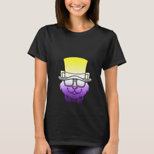 T-shirt Femme Cute Chat Animaux Agender Animal Genderfluid
