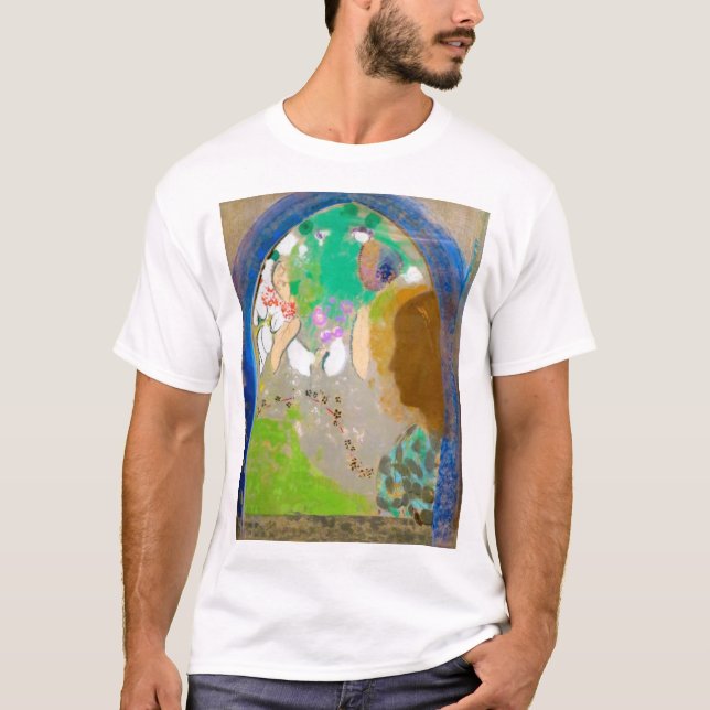 T-shirt Femme dans la fenêtre, Redon (Devant)