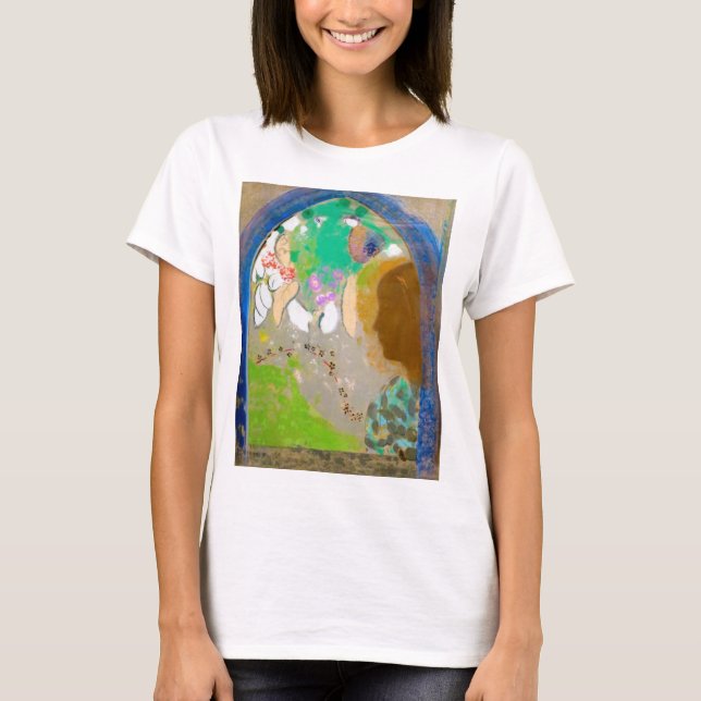 T-shirt Femme dans la fenêtre, Redon (Devant)