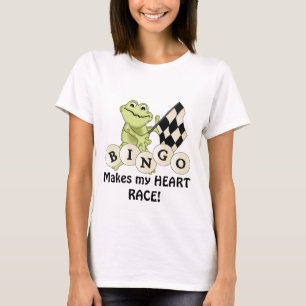 T-shirt Femme de bingo de grenouilles