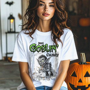 T-shirt Femme de bonbons de Just Goblin