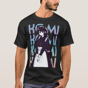 T-shirt Femme de chat Maid Komi 1